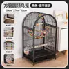 Jaula para Pájaros de Uso Doméstico, Tipo Colgante, Jaula Ornamental para Agapornis, Pinzones, Periquitos, Jaula de Cría de Metal, Jaula Sencilla para Pájaros