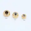 Cuentas de oro de 14K cuentas espaciadoras de transferencia cuentas de oro pequeñas cuentas de oro arenoso cuentas de posicionamiento de oro joyería DIY cuentas de plata rotas accesorios cuentas sueltas