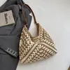 Bolso de Punto Estilo Perezoso para Mujer 2026 Nuevo Verano Popular Súper Caliente Bolso de Mano para Viajes Cotidianos Gran Capacidad Bolso de un Solo Hombro