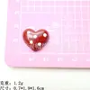 Plástico dulce simple corazón de niña estrella corbata de lazo accesorios para el cabello funda de teléfono móvil pegamento de crema material diy lote
