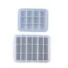 Moldes de Resina Epóxi de Cristal DIY Atacado de Fábrica para Uso Doméstico, Porta-copos, Pratos Retangulares, Moldes de Silicone
