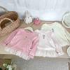 Blusa de Manga Larga con Volantes Estilo Coreano para Niñas Camiseta Bebé Linda y Versátil Camisa Básica Casual y Holgada