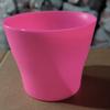 Abrir fabricantes de vasos de flores de plástico varanda grande rosa verde vaso especial de cor grossa resina lote
