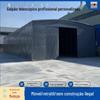Grande Toldo Retrátil Móvel para Sol e Chuva, Toldo Deslizante Móvel, Toldo Elétrico para Barracas de Comida e Armazenamento