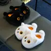 Pantuflas de Algodón para Niños y Niñas Invierno 2026 Nuevas Dibujos Animados Lindas Antideslizantes Cálidas de Interior para el Hogar Zapatos Peludos