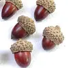 Flores Hechas a Mano del Jardín de Infancia Acorn, Flores Naturales Reales, Piñas, Frutos de Mil Granos, Flores Secas Decorativas, Materiales para Manualidades Navideñas