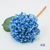 Flor de Hortensia Artificial Pequeña de un Solo Tallo Estilo Óleo para Decoración de Fiesta en el Jardín, Flor Artificial para Escaparate de Centro Comercial, Flor de Seda