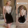 Xianyi Outono/Inverno Veludo de Seda Sexy Renda Camisola Roupa de Dormir Conjunto de Duas Peças Estilo Puro Desejo Pode Ser Usado Fora de Casa Roupas 487