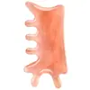 Pente Massageador Multifuncional Quatro em Um, Pente para Meridianos do Couro Cabeludo, Pente de Terapia com Cabeça de Resina, Tratamento para Queda de Cabelo, Ferramenta para Lifting Facial e Raspagem