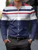Camisa de Moda para Hombre Estampada Transfronteriza 2026, Manga Larga, Corte Ajustado, Camisa Casual Elástica para Hombre, Talla Grande para Sitios Independientes de Amazon