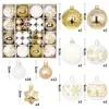 Decorações de árvore de Natal Pingente de bola de Natal Pequenos acessórios Atmosfera Decoração de vestido Verde Dourado Vermelho Pingente DIY