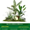 Série Paisagem de Expressão Idiomática de Quatro CaracteresCombinação de Plantas Verdes Artificiais para Paisagismo Decoração de Vitrine Interna
