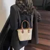 Bolsas Texturizadas de Alta Gama para Mujer 2026 Nuevo Bolso de Mano de Moda Tendencia Bolso Cubo Bolso de Hombro Cruzado Casual Retro