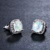 Pendientes de moda transfronterizos de estilo coreano con hebilla de diamante y circonita para mujer, elegantes pendientes de moda con entrega al por mayor en vivo.
