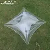 Atacado de fábrica travesseiro longo inflável transparente de PVC travesseiro de enchimento de airbag criativo núcleo de travesseiro suporte de arma travesseiro dobrável portátil