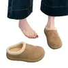 Zapatos Birkenstock de Felpa con Suela Gruesa, Medias Zapatillas Cubre-Dedos Peludas para Mujer, Uso en Exteriores, Nuevas Llegadas Otoño/Invierno 2026, Zapatillas de Algodón Birkenstock para Mujeres Embarazadas