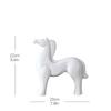 Decoraciones Nórdicas para el Hogar Artesanías de Cerámica Simple Adornos de Caballo Sala de Estar Mueble de TV Vinoteca Adornos de Entrada Venta al por Mayor