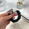 Exquisita Flor de Pedrería Super Brillante Banda de Goma Cuerda para la Cabeza Simple Cuerda para el Cabello para Mujer Corea del Sur Exquisita Cabeza de Bola