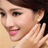 Pendientes de perlas de pan al vapor de agua dulce natural de plata esterlina S925 transfronterizos, pendientes de perlas de temperamento compacto para mujer, joyería de plata