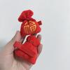 Pelúcia fofa Lanterna de Leão Xingshi Tang Carpa estilo Chinês Presilha Bico de Pato Viral Acessórios de Cabelo Atmosfera Festiva Adorno de Cabeça de Ano Novo