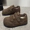 Tênis Versátil de Velcro Baixo Maillard 2026 Treinamento Alemão Feminino Sapatos Forrest Gump Sola Grossa Tênis de Plataforma Feminino Outono Aumento Interno de Altura