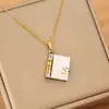 El collar de libro se puede diseñar con fotos y muestras, texto, patrones, grabado láser, superventas transfronterizo, estilo nieta, madre