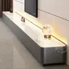 Móvel de TV Sala de Estar Casa 2025 Novo Estilo Quente Apartamento Pequeno Luxo Leve Moderno Móvel de Chão Mesa de Centro Combinação de Móvel de TV