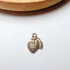 Acessórios de joias banhados a ouro de cobre 18k pingente alta cor zircônia micro cravejada colar pulseira brincos materiais DIY feitos à mão
