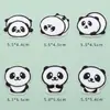 Bonito panda bordado adesivos de pano toalha bordado pano autoadesivo jaqueta para baixo jaqueta acessórios de roupas adesivos patch
