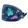 Gorro Dental Baotou para Hombre Gorro Quirúrgico de Algodón Puro para Mujer Gorro Estampado Transpirable Gorro para Estomatólogo Enfermera Gorro de Trabajo Antipolvo