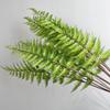 Samambaia Aspargo Ossos Pretos Manga Folha Serrilhada Decoração de Casa Samambaia Planta de Simulação Vaso Planta Verde Grama Falsa de Plástico Grama Persa