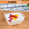 Mesa de Sobremesa Copos Descartáveis Copos de Pudim Copos para Milkshake Mousse Copos para Sorvete Vinho Tinto Champanhe Plástico Transparente