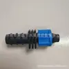 Conector fêmea de trava de plástico para tubo de irrigação por gotejamento com fivela de trava adaptador dentes externos tee plugue direto trava cotovelo fêmea