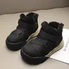 Botas de Nieve para Niños Invierno Zapatos de Algodón Grandes para Niños Zapatos con Felpa Engrosada Zapatos de Invierno para Bebés Niños Cálidos Impermeables Antideslizantes