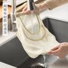 Transfronterizo en stock Nueva Bolsa Colgante para Frutas y Verduras de Cocina Artefacto de Almacenamiento de Jengibre y Ajo Colgante de Pared Bolsa de Almacenamiento de Ajo Ajo Bolsa de Malla Lateral