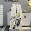 Chal de Protección Solar Verano Manga Larga para Mujer de Alta Gama Estilo Nuevo Satín Exterior Chal para Mujer Elegante Exterior Brocado