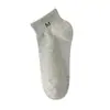 Calcetines para hombre Zhuji para primavera y otoño, calcetines cortos resistentes al olor, calcetines deportivos absorbentes de sudor y transpirables, calcetines negros y blancos para hombre de media pantorrilla y cortos