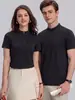 Polo Deportivo Casual de Negocios, Altamente Elástico, Ultraligero, Secado Rápido, Cuello Alto, Manga Corta, Antimosquitos, Sensación de Hielo, Antibacteriano, Transpirable
