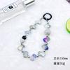 Venta Caliente Estilo Lujo Ligero Cadena para Teléfono Móvil Incrustada de Diamantes Funda para Teléfono Móvil Colgante Decorativo Anillo de Diamante Cuerda Anti-pérdida para Teléfono Móvil Lodo Cerámico Correa para Teléfono Móvil