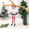 Decorações de Natal Pingentes para Árvore de Natal Bonecos de Tecido de Natal Pingentes de Boneco Papai Noel Boneco Boneco de Neve Pequenos Pingentes