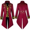 2025 Amazon Nuevo Chaqueta de Esmoquin Steampunk Medieval para Hombre Vestido de Noche Gótico de Corte