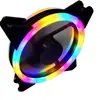 Suministro Directo de Fábrica Ventilador de Chasis 12cm Refrigeración de Chasis de Computadora de Escritorio Luz LED Emisora de Luz Ventilador RGB Ultra Silencioso
