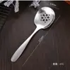 Aço Inoxidável 304 Colher de Sopa Escorredora Novos Utensílios de Cozinha Domésticos Pratos de Restaurante Colher Comum Colher para Panela Quente