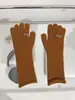Corea del Sur yegg nicho guantes de punto para mujer con lazo de cuentas pantalla táctil dedos descubiertos cálidos