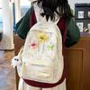 Ze Yue Bolsa Escolar Japonesa de Alto Valor Estudante Universitário Ins Fofa Grande Capacidade Macia Menina Mochila de Menina Mochila Versátil