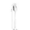 Cuchara Cuadrada de Acero Inoxidable 304 para Uso Doméstico, Cuchara de Mesa Engrosada de Mango Largo, Cuchara Creativa, Cuchara para Helado de Alto Valor Estético