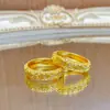 Anillo Chapado en Oro Real de 24 Quilates con Fuerte Retención del Color, Mismo Estilo que en Xiaohongshu, con Patrón Cuadrado Incrustado de Diamantes, Joyería de Lujo Ligero Estilo Palacio