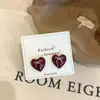 Pendientes de Lazo Amor para Mujer, Agujas de Plata, Exquisitos, Dulces, Delicados y de Alta Gama, Versátiles para el Día a Día, Otoño e Invierno, Venta al por Mayor