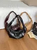 2026 Nuevo Bolso de Hombro Plegado de Gama Alta para Mujer, Gran Capacidad, Cuero Suave Retro, Bolso de Axila, Versátil Bolso Tote para Viajes