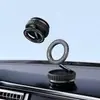 Suporte de Telefone para Carro com Ventosa Adesiva Magnética a Vácuo Suporte Giratório Dobrável Anti-Tremor por Adsorção para Navegação